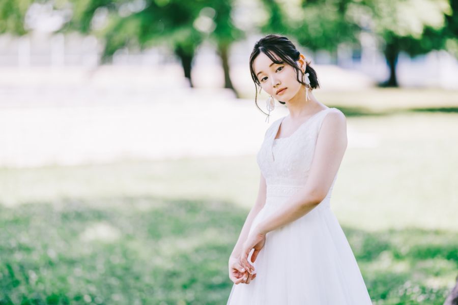 群馬の森でのロケーション結婚写真