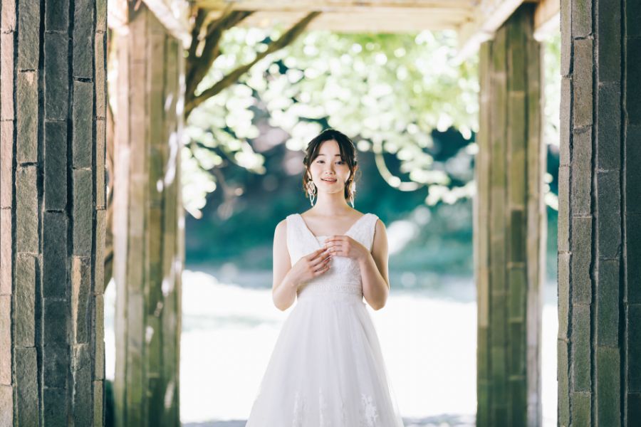 群馬の森でのロケーション結婚写真