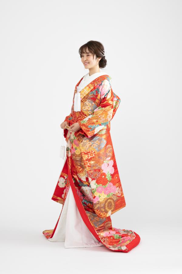 結婚写真用色打掛