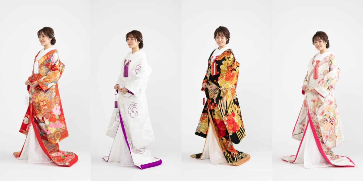 結婚写真用色打掛