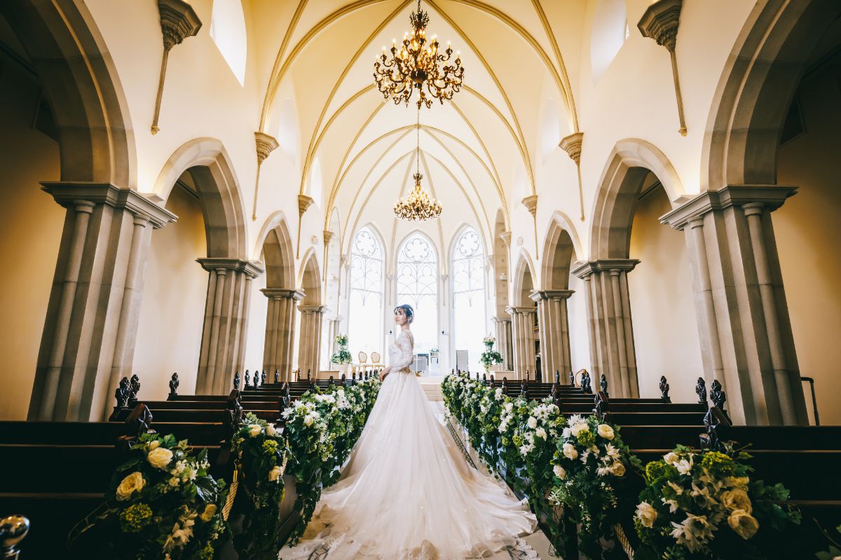 前橋のチャペルでのロケーション前撮り