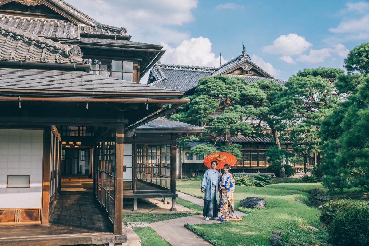 臨江閣でのロケーション前撮り