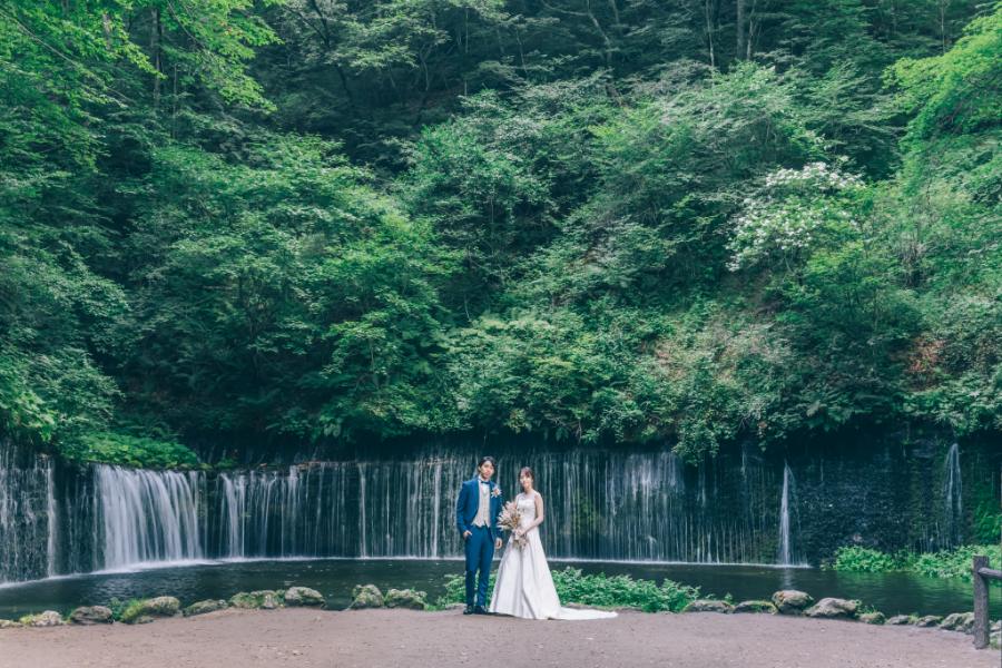 軽井沢でのロケーション結婚写真