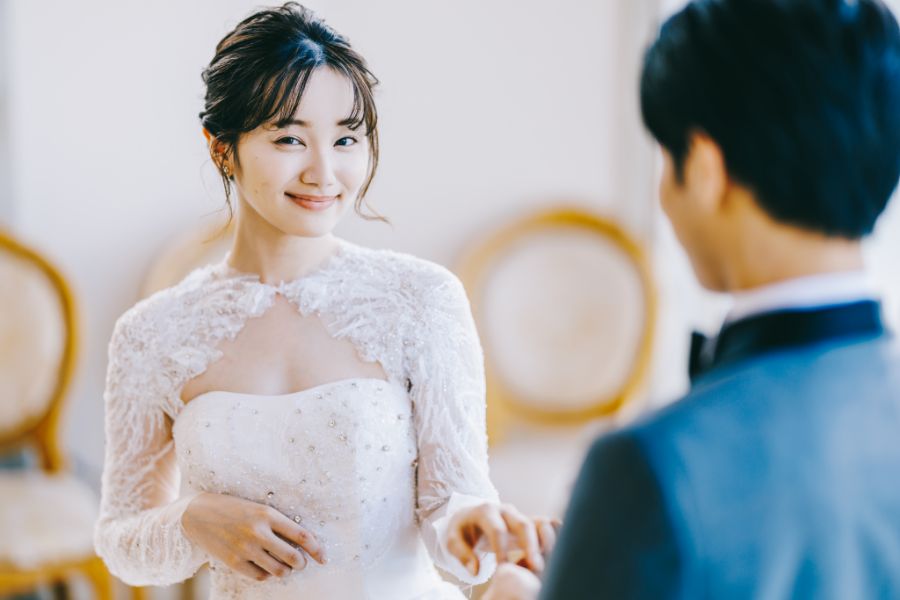 前橋のチャペルでのロケーション結婚写真