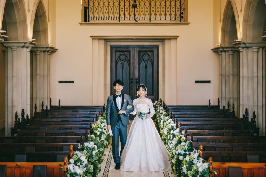 前橋のチャペルでのロケーション結婚写真