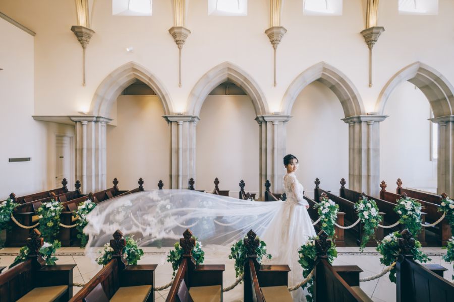前橋のチャペルでのロケーション結婚写真