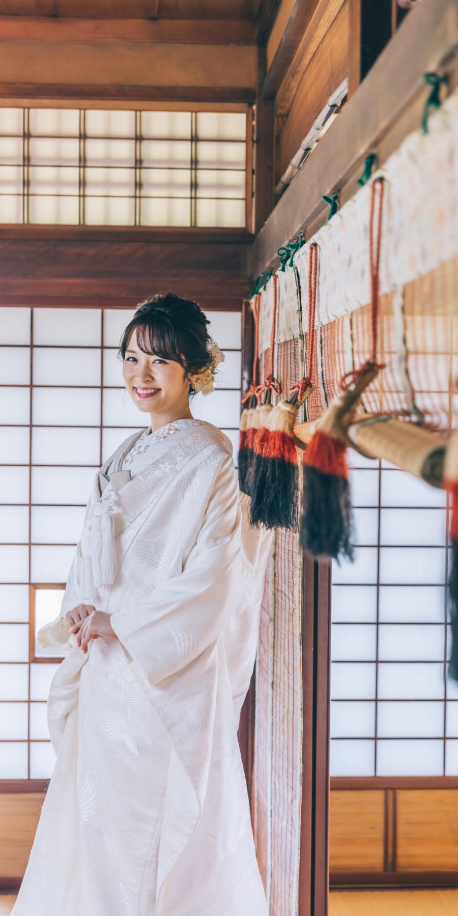 群馬の臨江閣でのロケーションフォトウェディング