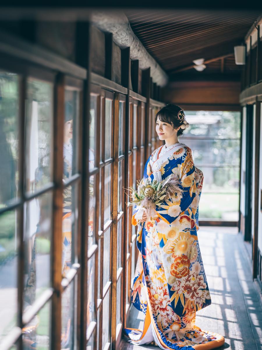 群馬の臨江閣でのロケーションフォトウェディング