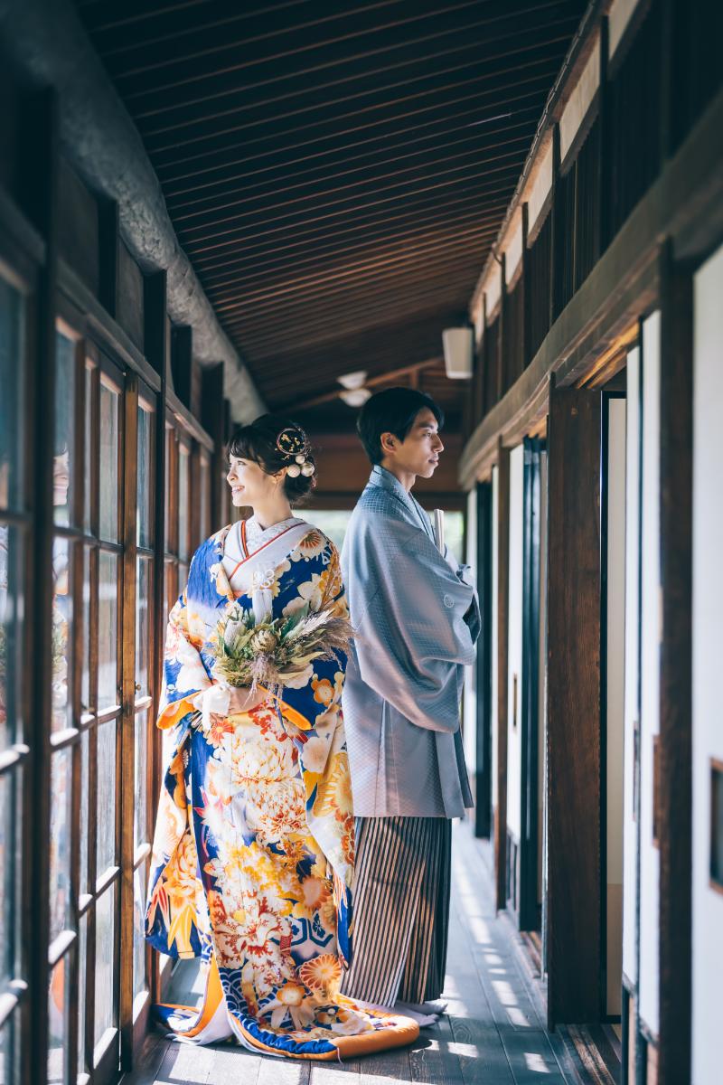 群馬の臨江閣でのロケーションフォトウェディング