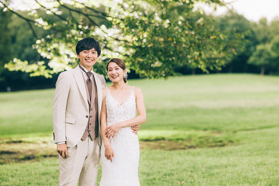 埼玉県草加市のそうか公園で写真だけの結婚式