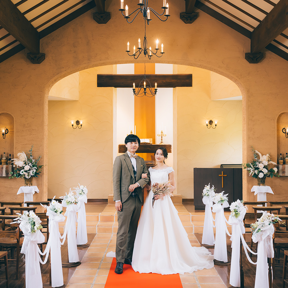 埼玉県草加市のステッラポラーレでのロケーションフォトウェディング