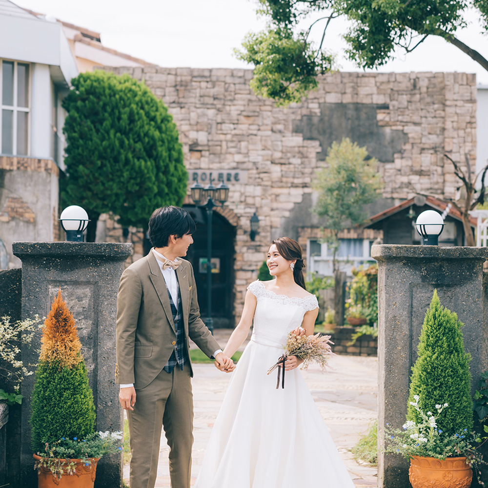 埼玉県草加市のステッラポラーレでのロケーション結婚写真
